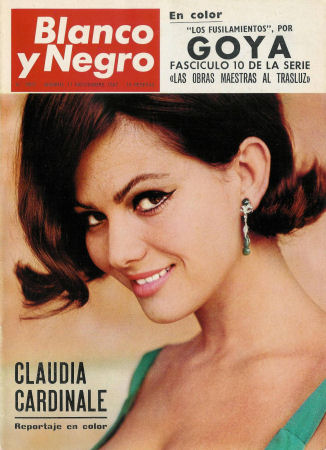 Claudia Cardinale on Blanco y Negro