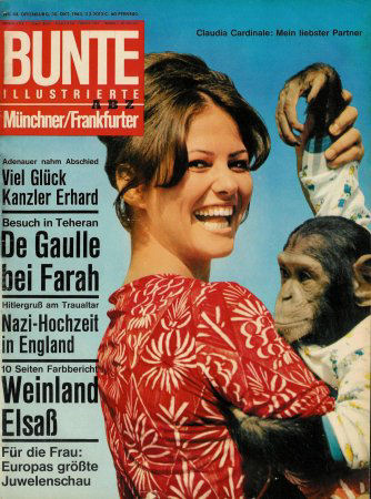 Claudia Cardinale on Bunte