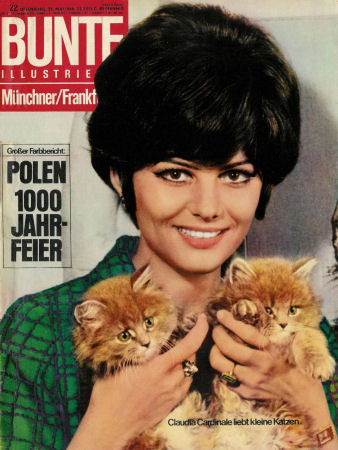 Claudia Cardinale on Bunte