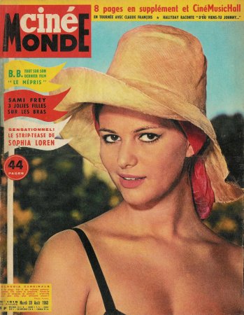 Claudia Cardinale on Cinemonde