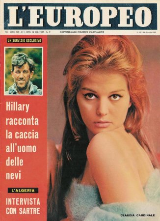 Claudia Cardinale on L'Europeo