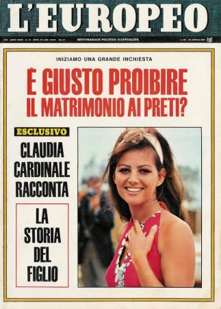 Claudia Cardinale on L'Europeo