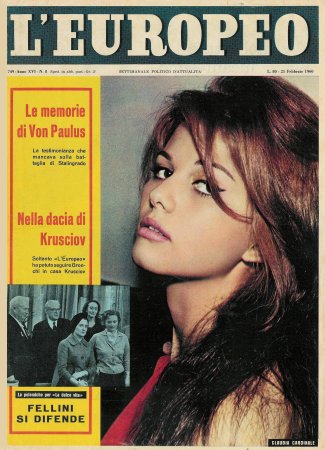 Claudia Cardinale on L'Europeo