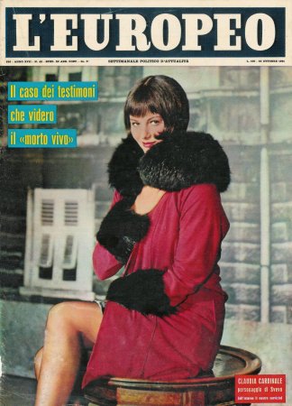 Claudia Cardinale on L'Europeo
