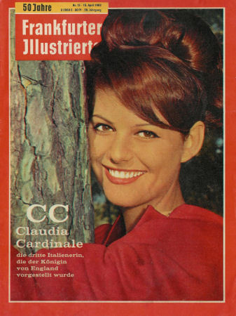 Claudia Cardinale on Frankfurter Illustrierte
