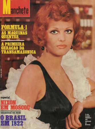 Claudia Cardinale on Manchete