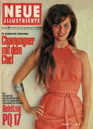 Claudia Cardinale on Neue Illustrierte