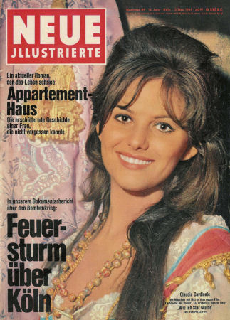 Claudia Cardinale on Neue Illustrierte
