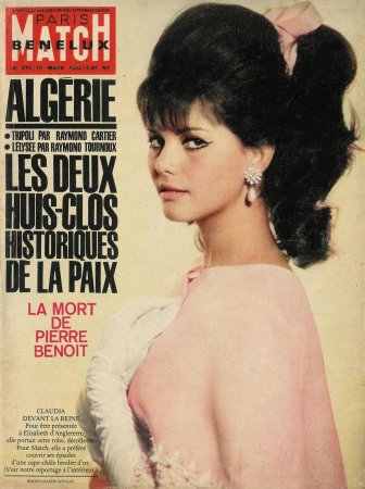 Claudia Cardinale on Paris Match