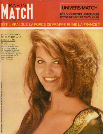 Claudia Cardinale on Paris Match