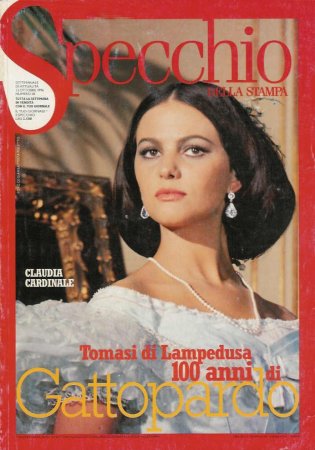 Claudia Cardinale on Specchio