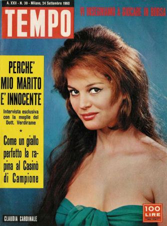 Claudia Cardinale on Tempo