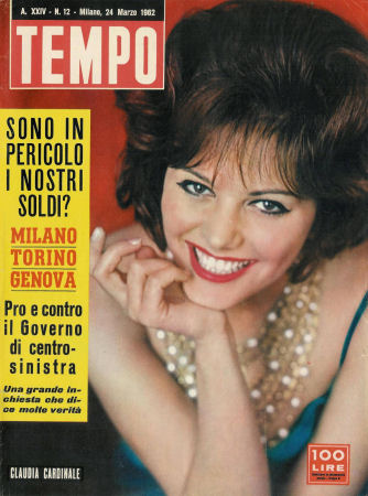 Claudia Cardinale on Tempo