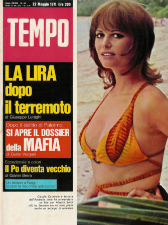 Claudia Cardinale on Tempo