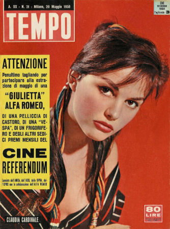 Claudia Cardinale on Tempo