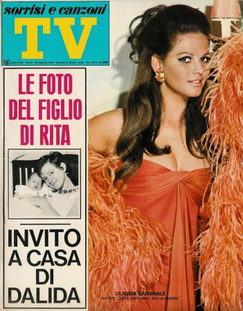 Claudia Cardinale on TV Sorrisi e Canzoni