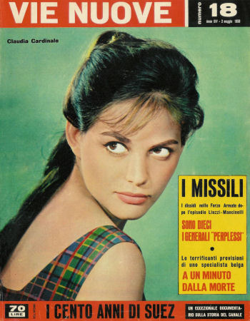 Claudia Cardinale on Vie Nuove
