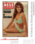 Claudia Cardinale Calendar - July